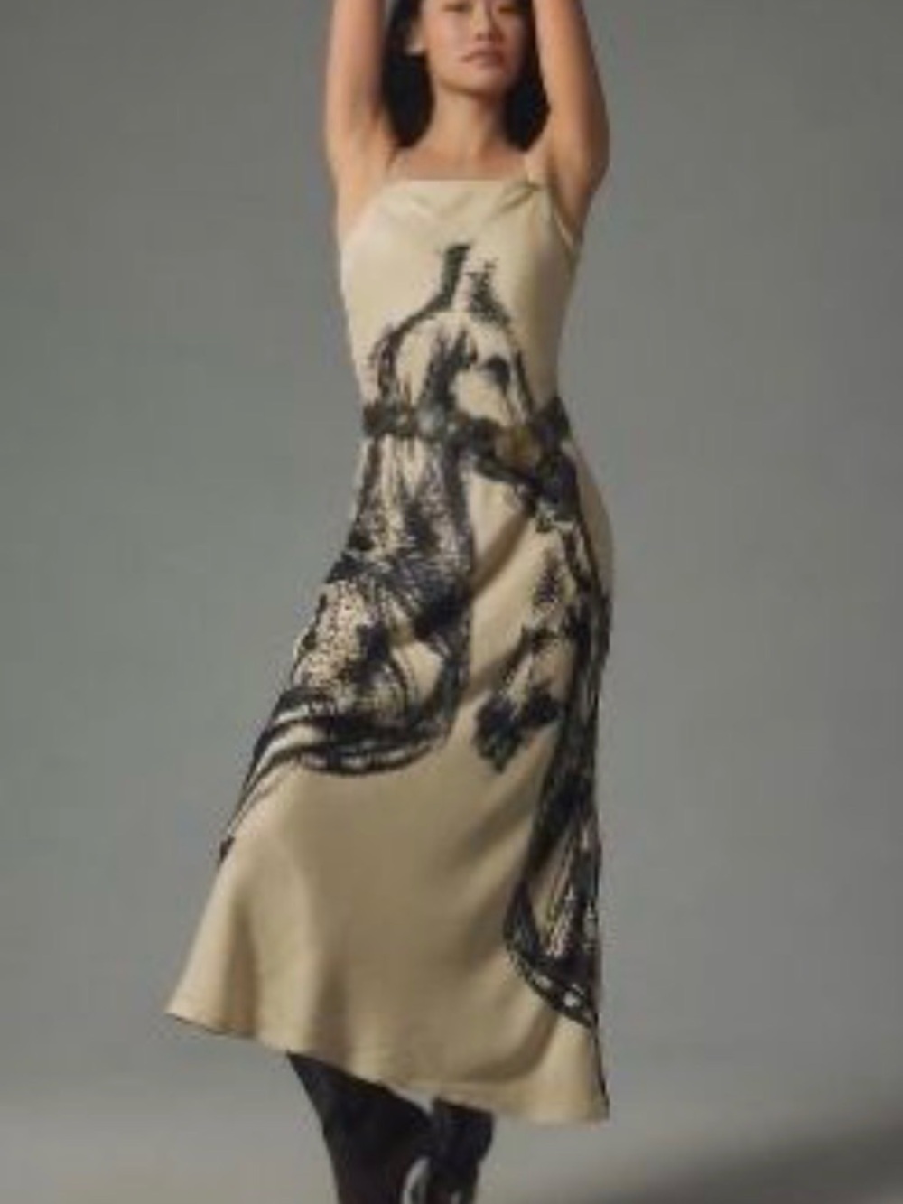 Anthropologie Condition Apply Chloe Maxi Slip Horse Dress New With Tag